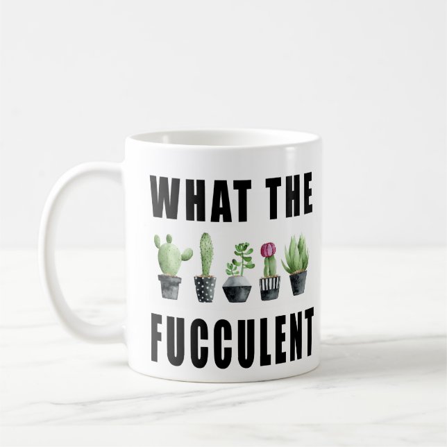 Caneca De Café O Fuculento Suculento (Esquerda)