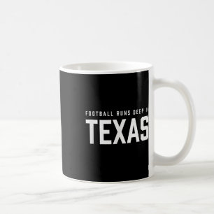 Caneca De Café O Futebol Corre Fundo No Texas