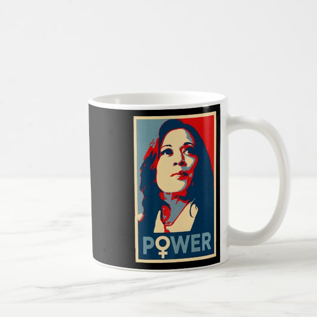 Caneca De Café O Futuro do Poder Feminino É Empoderamento De Kama (Direita)