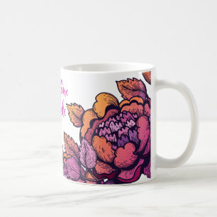 Caneca De Café O futuro é rotulação fêmea