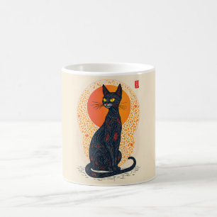 Caneca De Café O Gato Artístico