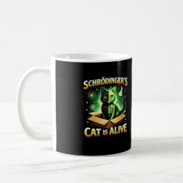 Caneca De Café O Gato Curioso de Schrödinger
