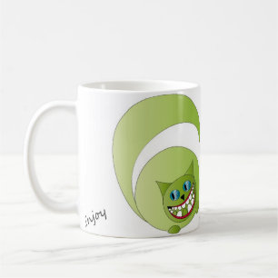 Caneca De Café O gato de Cheshire da caneca, aprecia