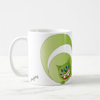 Caneca De Café O gato de Cheshire da caneca, aprecia