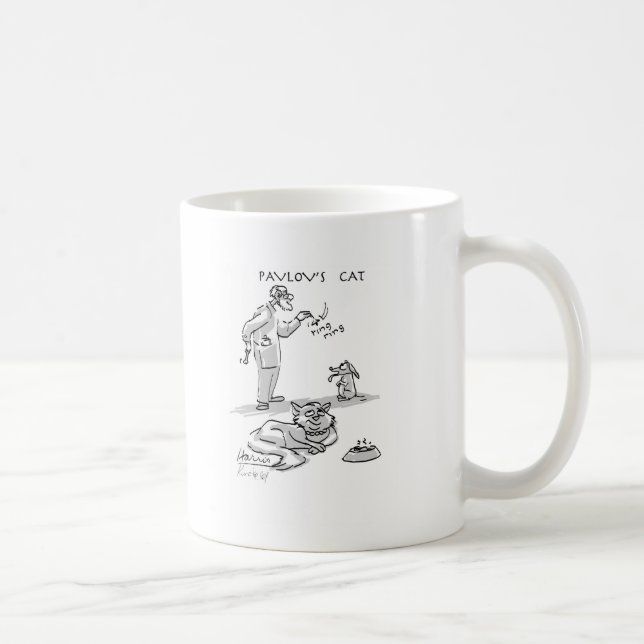 Caneca De Café o gato de pAvLoV (Direita)