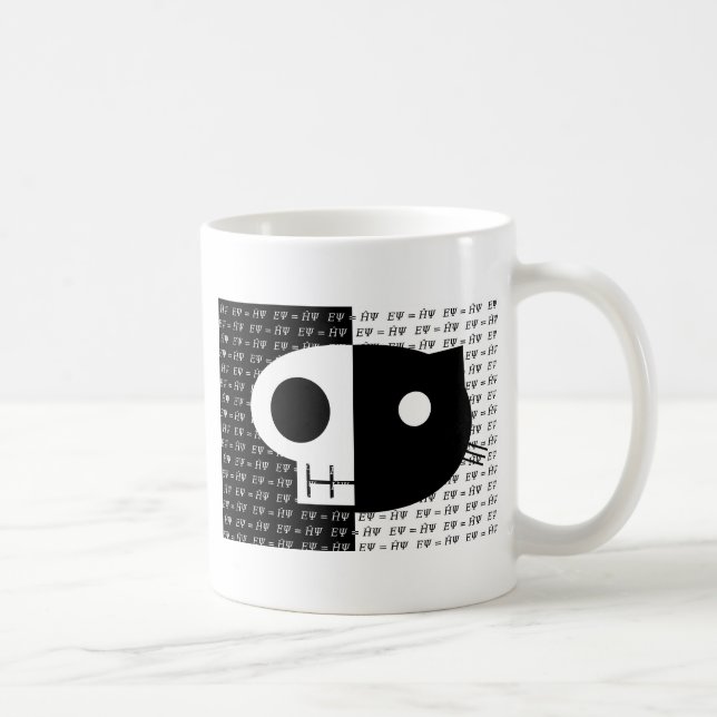 Caneca De Café O gato de Schrödinger (Direita)