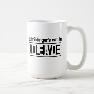 Caneca De Café O gato de Schrodinger é