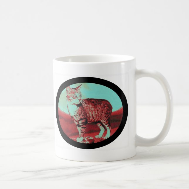Caneca De Café o gato Manx (Direita)
