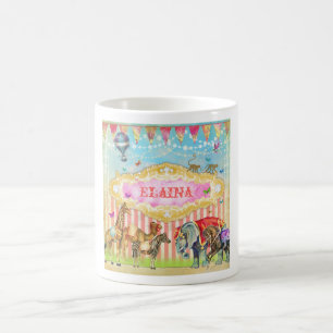 Caneca De Café O GC mágico junta-se ao vintage do circo