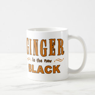 Caneca De Café O gengibre é o preto novo