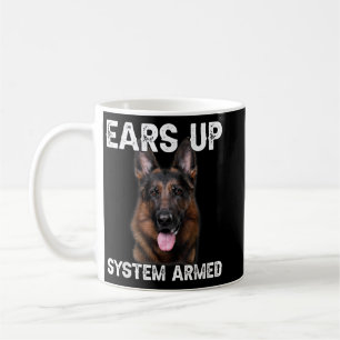 Caneca De Café O german shepherd Cachorro Aumenta O Sistema Armad