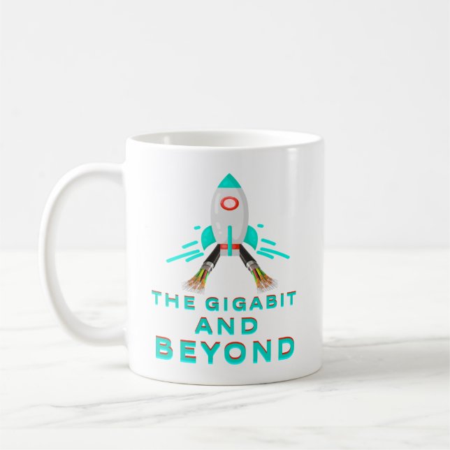 Caneca De Café O Gigabit E Além (Esquerda)