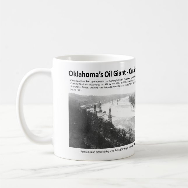 Caneca De Café O gigante petrolífero de Oklahoma - campo de (Esquerda)