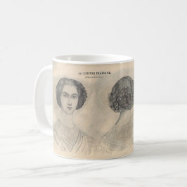 Caneca De Café O Godey's La Coiffure Francaise Mugs, 1860