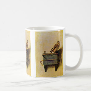 Caneca De Café O Goldfinch., Puttertje por Carel Fabritius