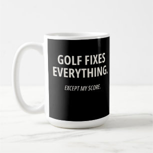 Caneca De Café O Golfe Corrige Tudo Exceto Meu Placar Presente pa