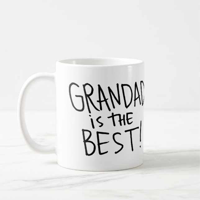 Caneca De Café O Grandad é o melhor! (Esquerda)