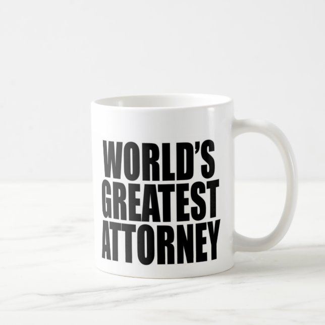 Caneca De Café O grande advogado do mundo (Direita)