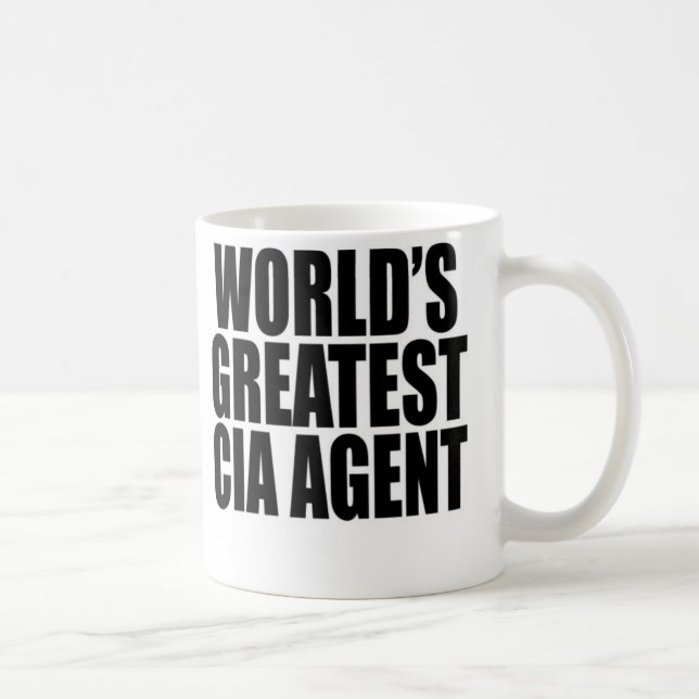 Caneca De Café O grande agente do CIA do mundo (Direita)