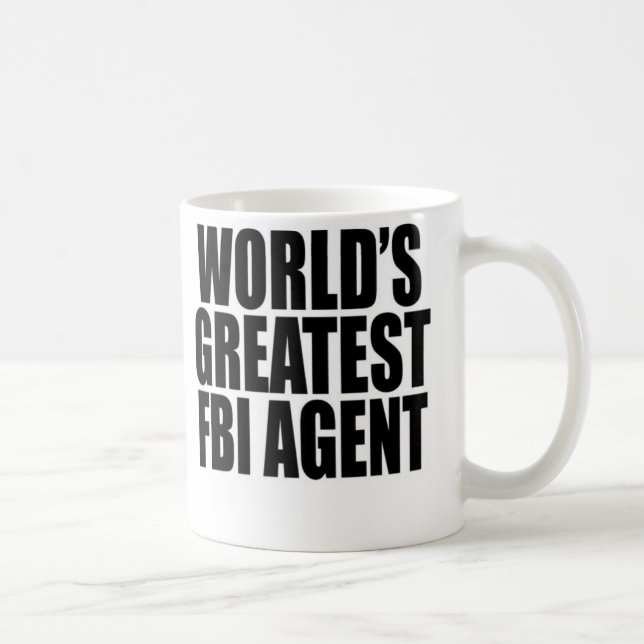Caneca De Café O grande agente do FBI do mundo (Direita)