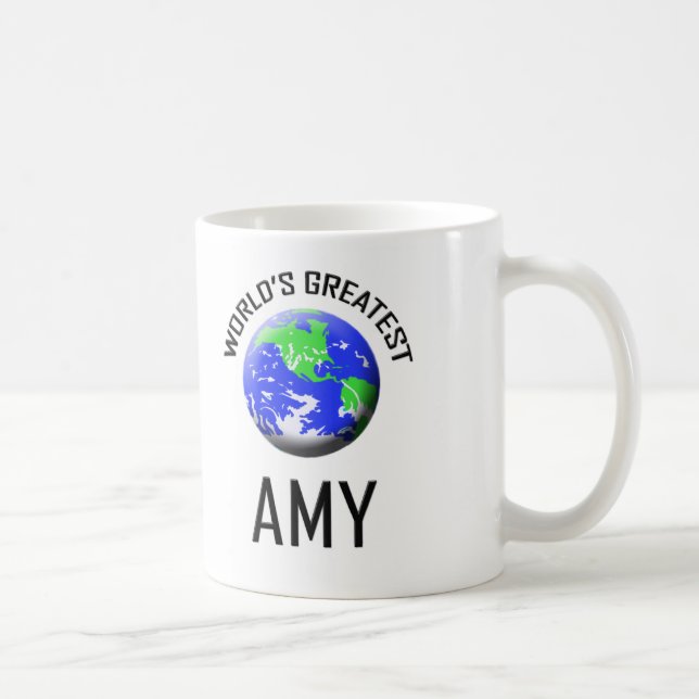Caneca De Café O grande Amy do mundo (Direita)