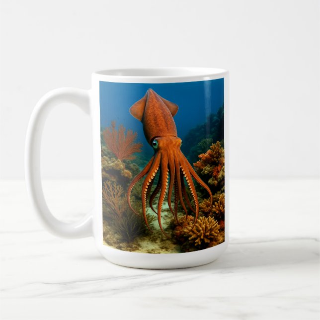 Caneca De Café O Grande Cephalópode (Esquerda)