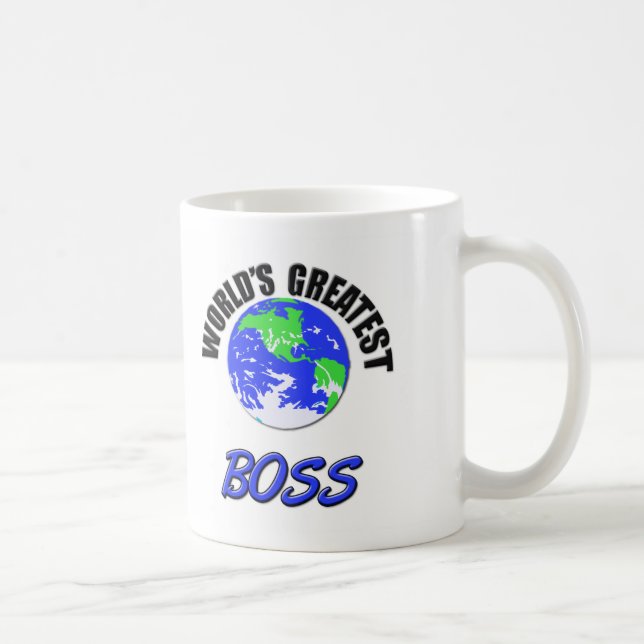 Caneca De Café O grande chefe do mundo (Direita)
