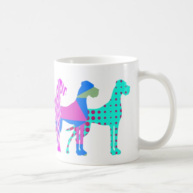 Caneca De Café O Grande Dane Pat (Direita)