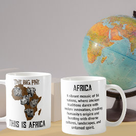 Caneca De Café O Grande Explorador dos Cinco da África