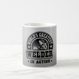 Caneca De Café O grande soldador do mundo na ação