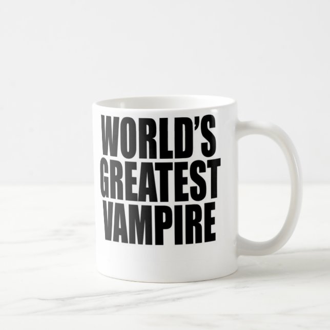 Caneca De Café O grande vampiro do mundo (Direita)