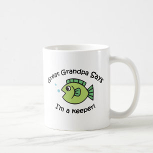 Caneca De Café O grande vovô diz que eu sou um depositário