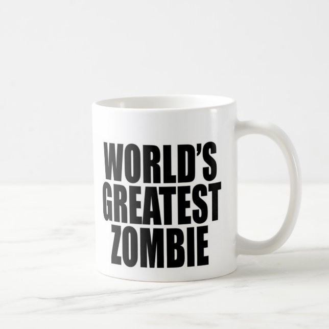 Caneca De Café O grande zombi do mundo (Direita)