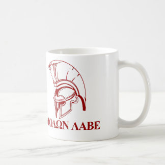 Caneca De Café O grego espartano vem tomar-lhe Molon Labe