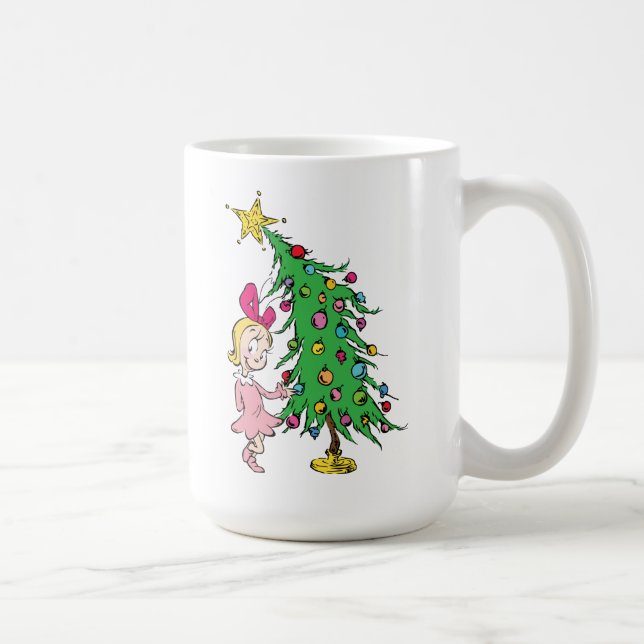 Caneca De Café O Grinch | Eu Fui Quem Disse "Cindy-Lu Quem?" (Direita)