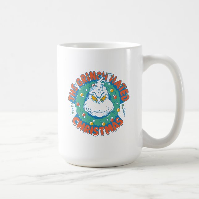 Caneca De Café O Grinch Odeia O Natal (Direita)