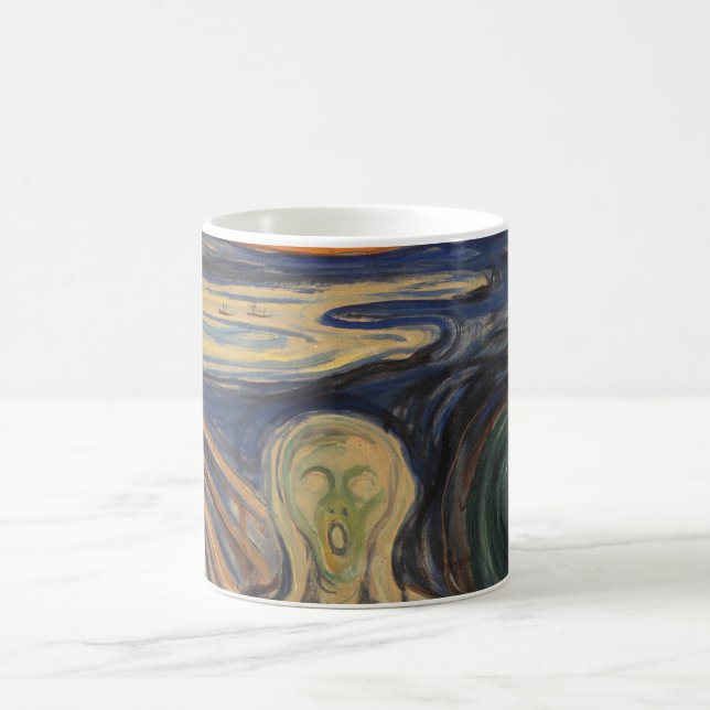 Caneca De Café O gritar de Edvard Munch (Centro)