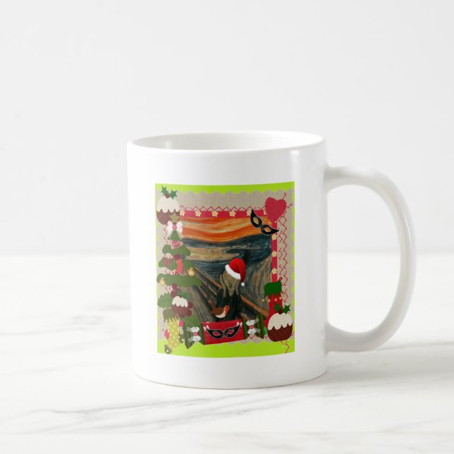 Caneca De Café o gritar de natal feio (Direita)