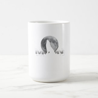 Caneca De Café o grito do lobo sob a lua cheia