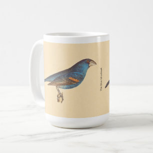 Caneca De Café O Grosbeak Azul, os Pássaros de Nova Iorque de Jam