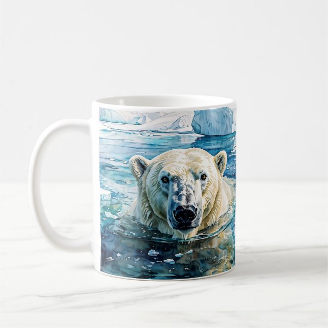 Caneca De Café O Guardião do Gelo vigilante (Esquerda)