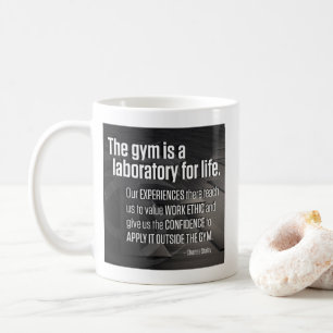 Caneca De Café O Gym É Um Laboratório Para A Vida - Inspirador