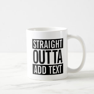 CANECA DE CAFÉ O HETERO OUTTA… ADICIONA SEU TEXTO MEME