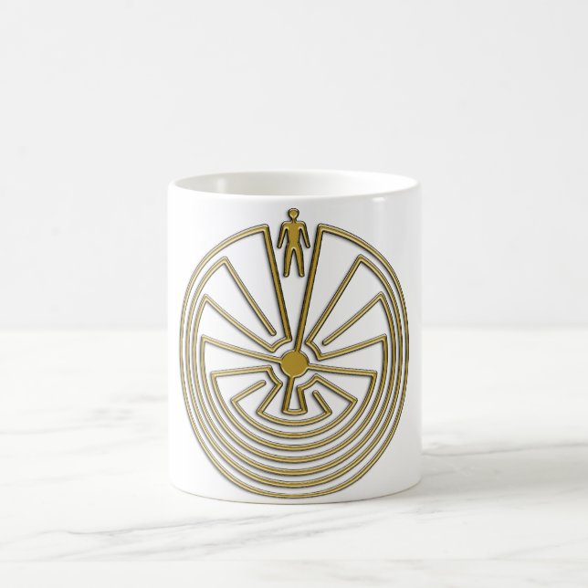 Caneca De Café O homem no mastro - ouro (Centro)