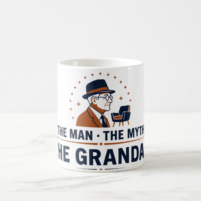 Caneca De Café O Homem O Mito O Avô (Centro)