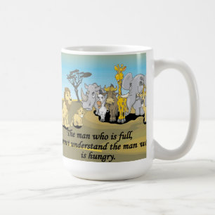 Caneca De Café O homem que está completo, não pode compreender o
