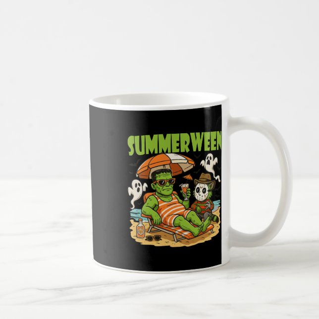 Caneca De Café O Horror Engraçado De Summerwin Caracteriza O Hall (Direita)