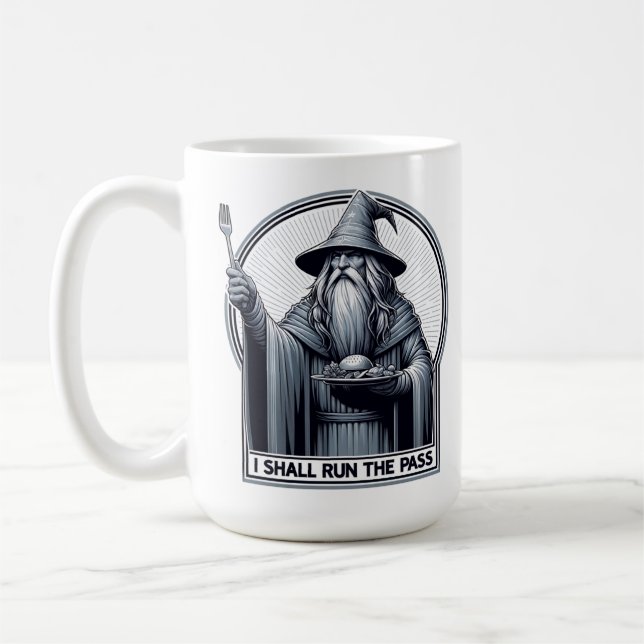 Caneca De Café O Humor Restaurante Eu Vou Pôr A Passagem (Esquerda)