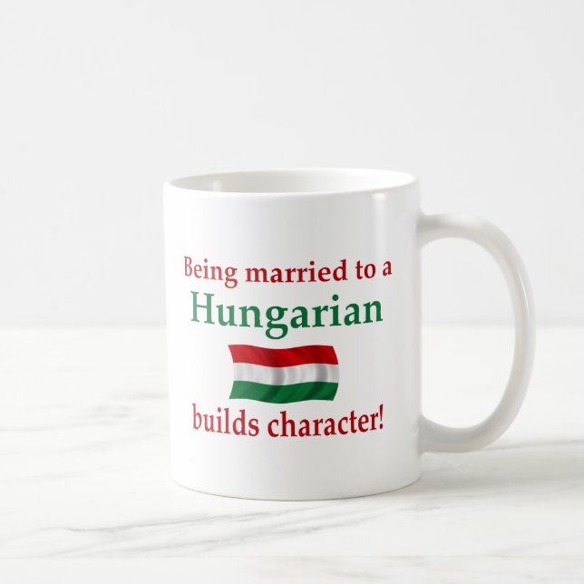 Caneca De Café O Hungarian constrói o caráter (Direita)