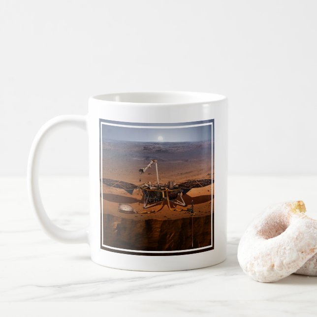 Caneca De Café O Insight Lander (Com Donut)